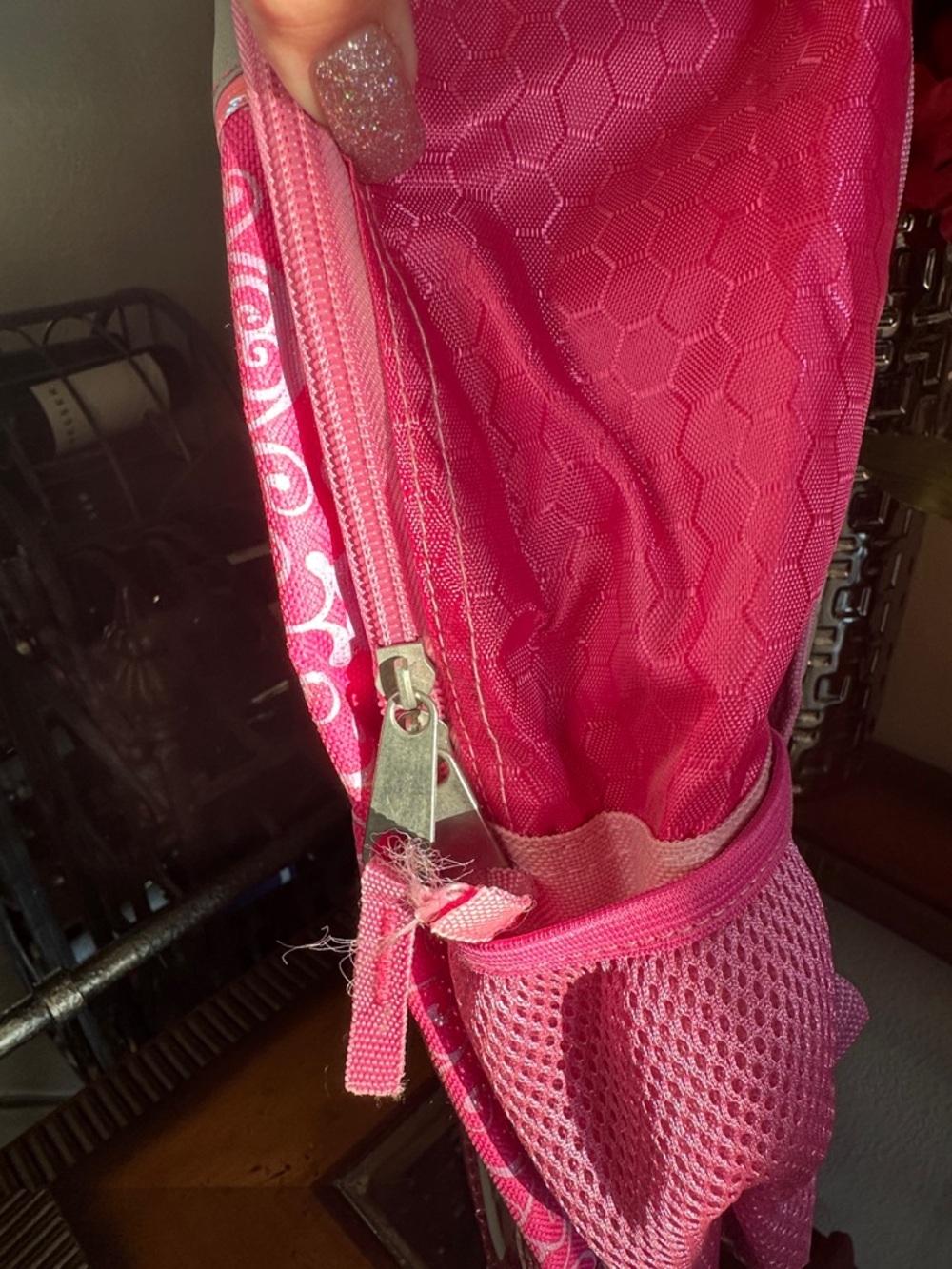 Disney Pink Princess Backpack with Multicolor Character Art - Picture 2 of 6